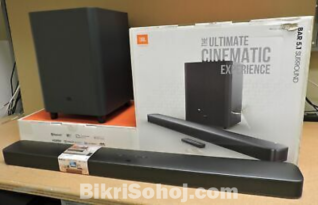 JBL 5.1 SURROUND WIRELESS 4K ULTRA HD SOUND BAR